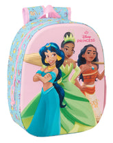 MOCHILA 3D GUARDERIA 33CM PRINCESAS DISNEY | SAFTA, S,A,